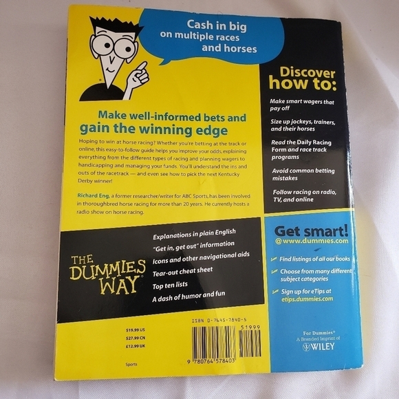 Book Betting On Horse Racing For Dummies By Richard Eng - Picture 2 of 8